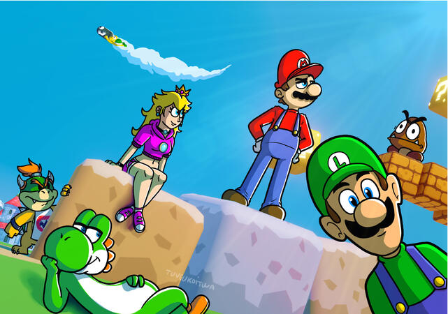 Mario and Friends Fanart (2022)